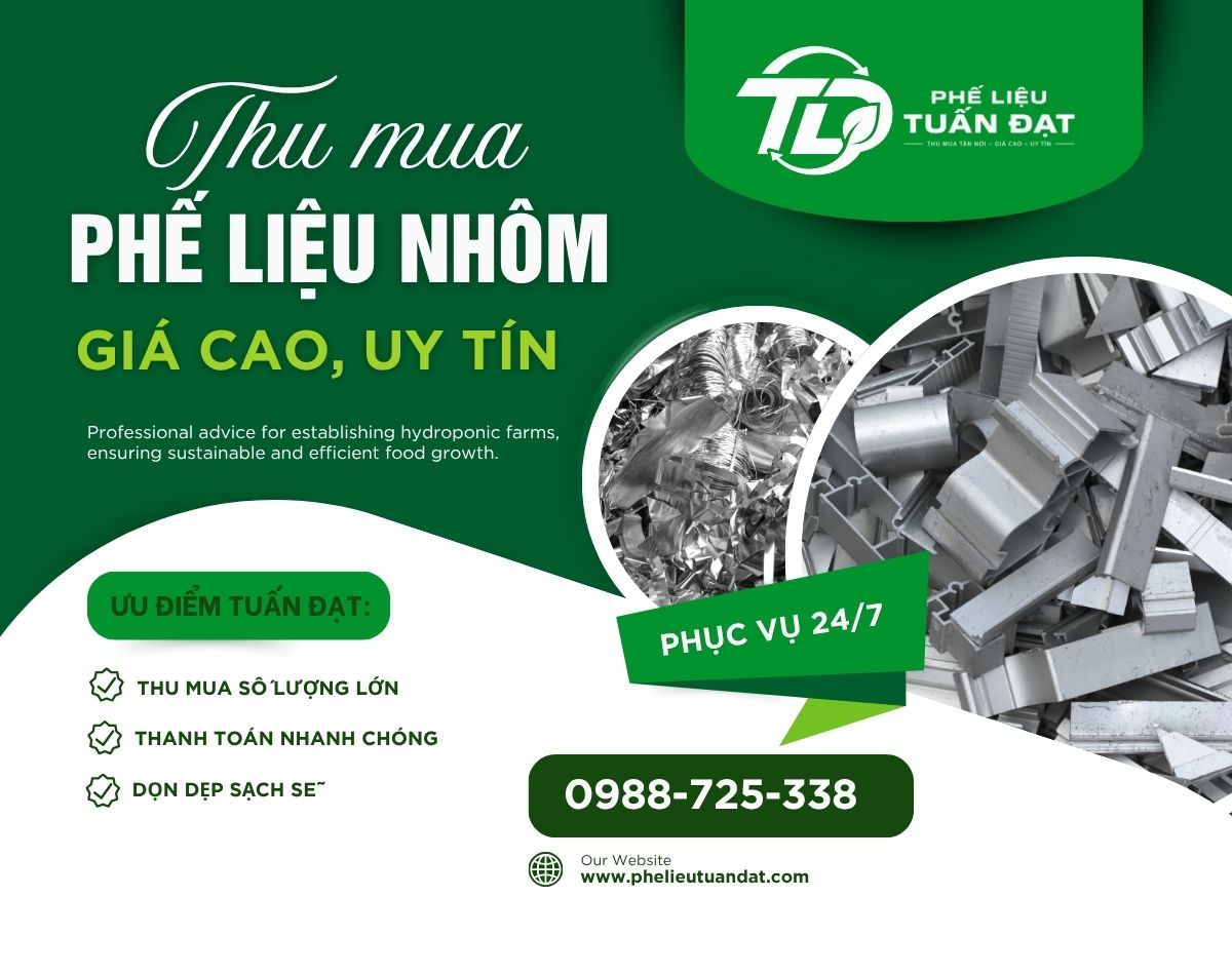 Các Loại Phế Liệu Nhôm Được Thu Mua Giá Cao
