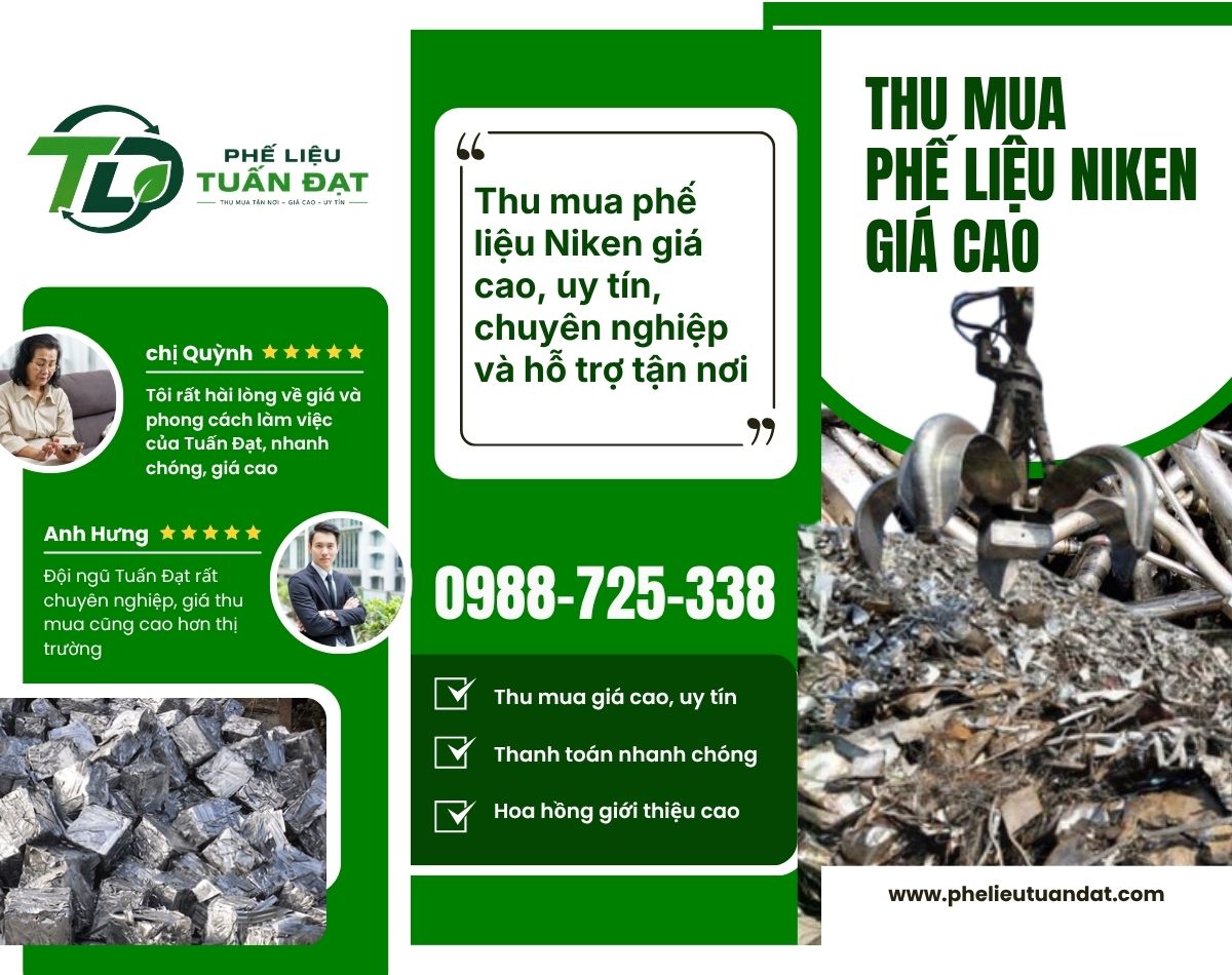 Thu Mua Phế Liệu Niken Giá Cao Toàn Quốc – Báo Giá Mới Nhất Hôm Nay