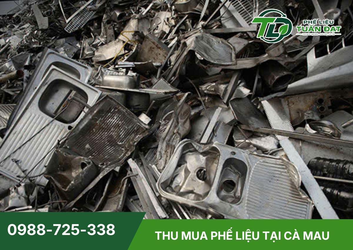 Khu vực thu mua phế liệu tại Cà Mau của Tuấn Đạt